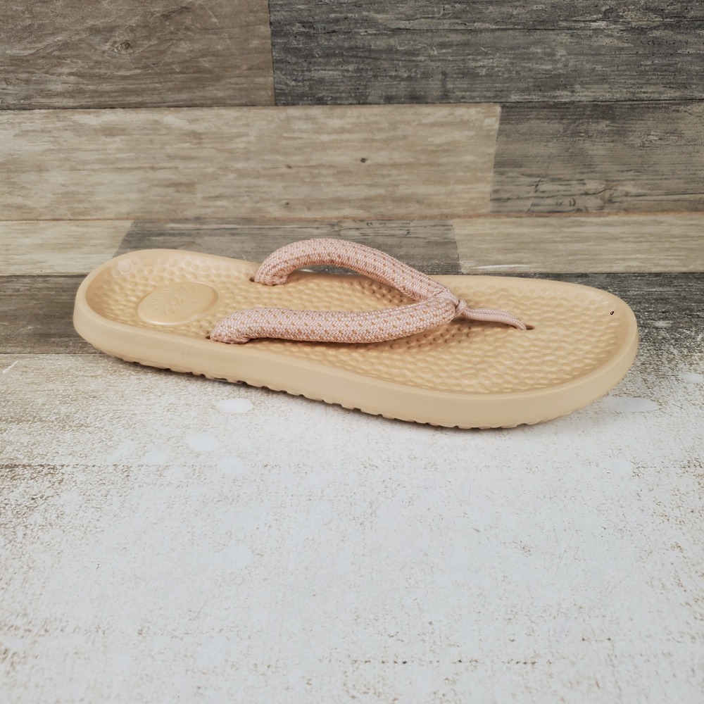 Allbirds Sugar Zeffers 2 Flip Flop Sandals Mens 11 / Womens 13 Lux Beige Slip On